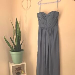 Weddington Way Strapless Gray Gown